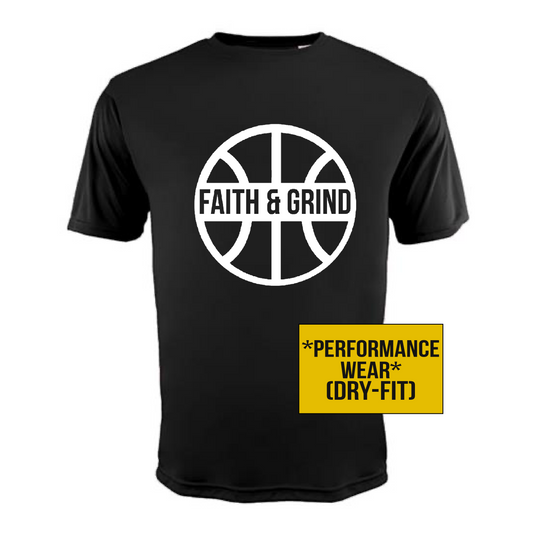 Basketball Circle Dry-Fit Performance T-Shirt